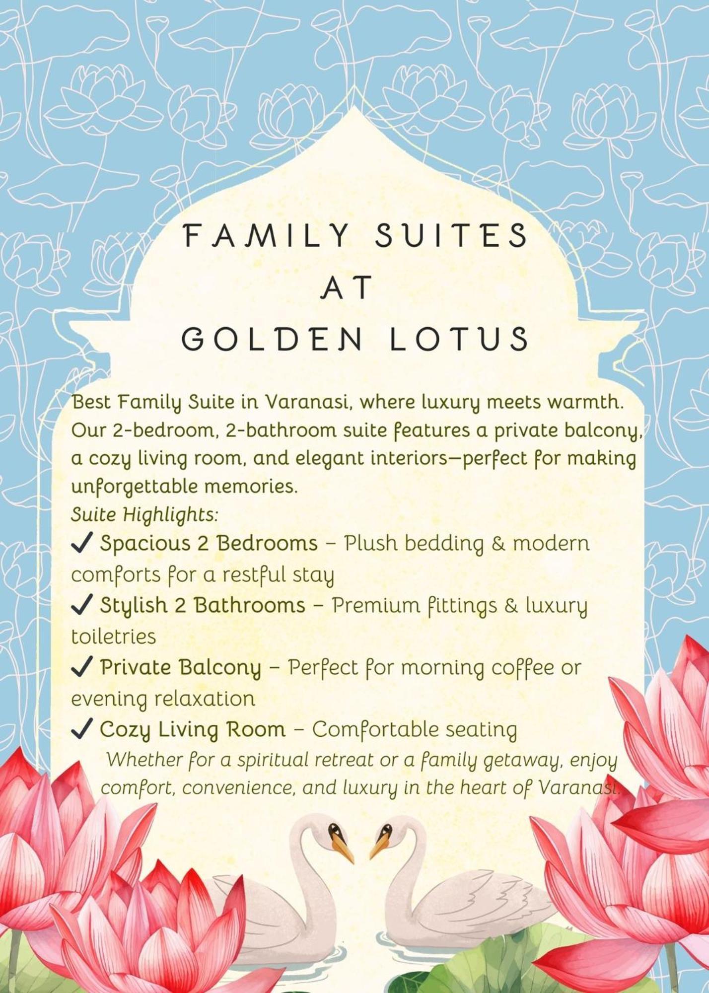 Hotel Golden Lotus Waranasi Zewnętrze zdjęcie